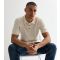 Men's Off White Regular Knitted Polo Shirt Jack & Jones New Look