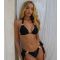 Women's Black Halter Neck Bikini Top Moda Minx New Look