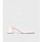 Women's White Strappy Block Heel Sandals London Rebel New Look