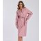 Loungeable Pink Cotton Waffle Dressing Gown New Look