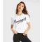 Women's White Logo Crop T-Shirt Pineapple New Look