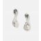 Silver Twist Drop Earrings Muse New Look