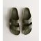 Men's Green Moulded Double-Strap Sandals Jack & Jones New Look