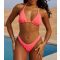 Women's Coral Textured Brazilian Bikini Bottoms Moda Minx New Look