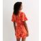 ONLY Leaf Print Short-Sleeve Playsuit New Look