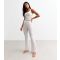 Women's Grey Ribbed Flared Leggings Dorina New Look