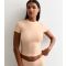 Women's Cream Smooth Microfibre T-Shirt Dorina New Look