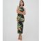 Women's Black Abstract Print Mesh Sleeveless Midi Dress WKNDGIRL New Look