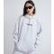 Women's Grey Logo Oversized Hoodie WKNDGIRL New Look