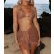 Women's Rust Brown Chiffon Frill Sarong Moda Minx New Look