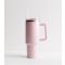 Pink Insulated 1L Straw Cup New Look