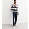 Men's Navy Slim Leg Twill Chino Trousers Farah New Look