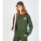 Girls' Kids Dark Green Cotton Long Sleeve Crop Sweatshirt Pineapple New Look