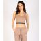 Women's Light Brown Crop Vest Pineapple New Look