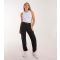 Women's Black Woven Slim Leg Cargo Trousers Pink Vanilla New Look