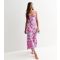 Women's Pink Floral Print Strappy Maxi Dress Sunshine Soul New Look
