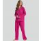 Women's Bright Pink Piped Pyjama Set Loungeable New Look