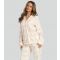 Women's Pink Micro Fleece Check Button Front Pyjama Set Loungeable New Look