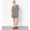 Women's Black Geo Print Roll Sleeve Shirt Apricot New Look