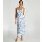 Women's White Floral Print Midi Dress Quiz New Look