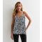 Women's Black Sequined Cami Top Cutie London New Look