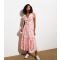 Women's White Spot Print Ruffle Tiered Midi Dress Cutie London New Look