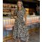 Women's Multicoloured Leopard Print Midi Dress AX Paris New Look