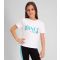 Girls' White Dance Slogan T-Shirt Pineapple New Look