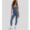 Women's Blue High Waist Leggings South Beach New Look