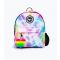 Rainbow Tie Dye Heart Iconic Backpack HYPE New Look