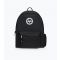 Black Iconic Backpack HYPE New Look
