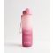 Pink Pop Lid Straw 1L Message Water Bottle New Look