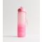 Pink Gradient Pop Lid Straw 1L Message Water Bottle New Look