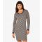 Women's Olive Geometric Diamond Knit Mini Dress Apricot New Look