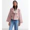 Women's Pink Textured Cropped Blazer Gini London New Look