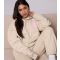 Women's Stone Hot Girls' Drink Espresso Printed Hoodie Pink Vanilla New Look