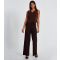 Women's Light Brown Straight Leg Knitted Trousers Quiz New Look