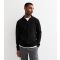 Men's Black Relaxed Polo Collar Jumper Jack & Jones New Look