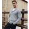 Men's Grey Lindow Knit Shawl Cardigan Threadbare New Look