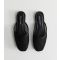 Women's Black First Dance Backless Flat Mules Public Desire New Look