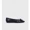 Women's Black Faux Leather Studded Ballet Pumps London Rebel New Look