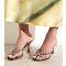 Women's Brown Dea Leopard Print Embellished Mule Sandals Public Desire New Look