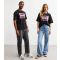 Women's Unisex Black Oasis Swirl Print T-shirt Only and Sons New Look