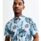 Men's Light Blue Hawaiian Print Short Sleeve Shirt Jack & Jones New Look