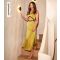 Women's Green Lace Trimmed Satin Midi Dress Little Mistress New Look