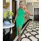 Women's Green One Shoulder Knot Midi Dress AX Paris New Look