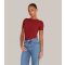 Women's Orange Ribbed T-Shirt WKNDGIRL New Look