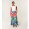 Women's Multicoloured Paisley Print Maxi Skirt Blue Vanilla New Look