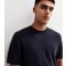 Men's Navy Crew Neck Knit T-Shirt Jack & Jones New Look