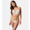 Women's Off White Satin Lace Trimmed Thong Dorina New Look